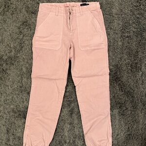 Banana Republic Pink Ankle Cropped Pants